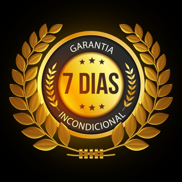 Selo de garantia de satisfação ou dinheiro de volta